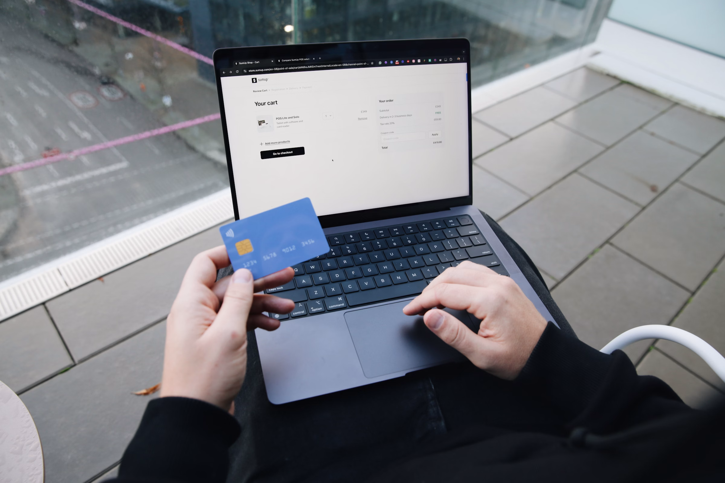 Digital checkout representing eCommerce integration with CRM ERP systems
