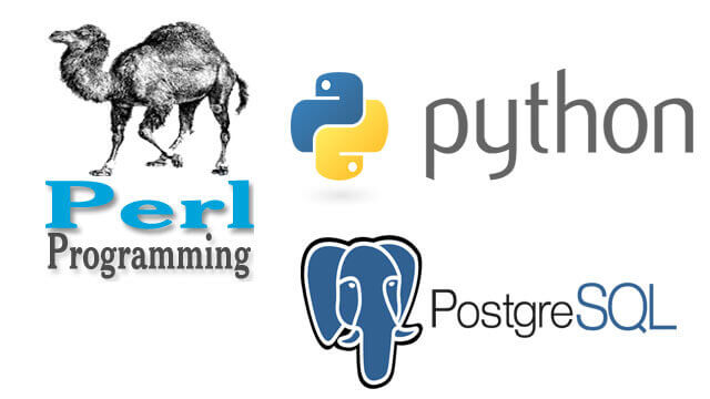 perl python postgresql application development